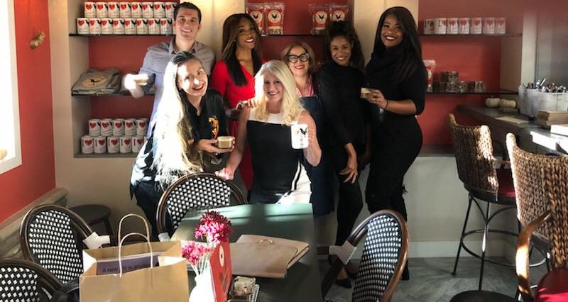 Image of Media and Guests inside Rooster Boy Cafe at Lakeside Event Center in Las Vegas