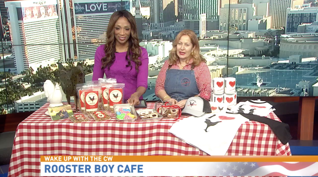 Rooster Boy Cafe Chef Sonia on Channel 3 News with Anchor Krystal Allan