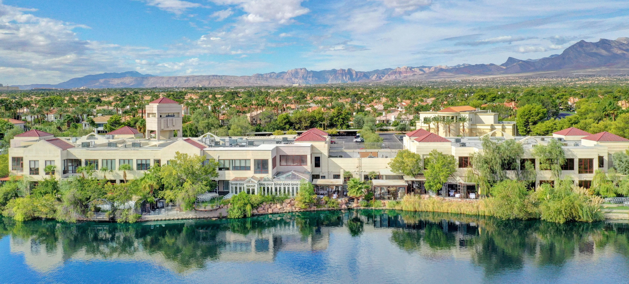 Aerial View of Lakeside Event Center