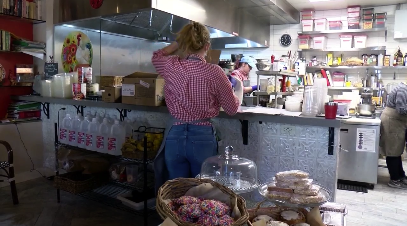 Chef Sonia in Rooster Boy Cafe