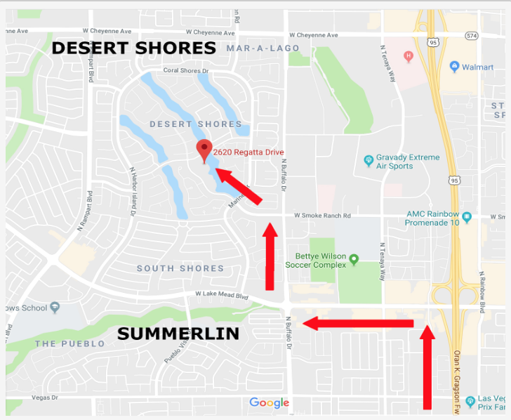 Map of Lakeside Event Center